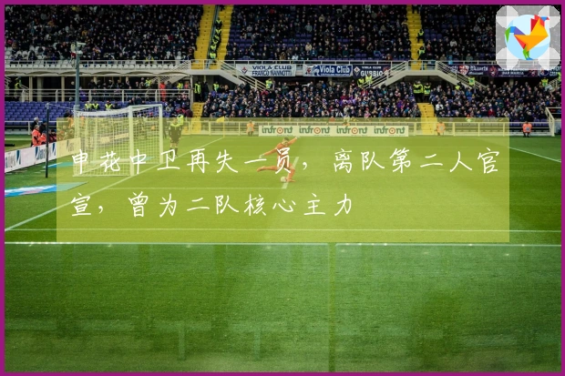 申花中卫再失一员，离队第二人官宣，曾为二队核心主力