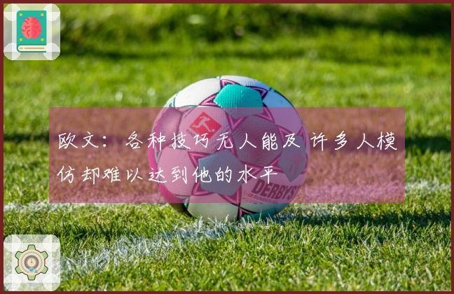 欧文：各种技巧无人能及 许多人模仿却难以达到他的水平